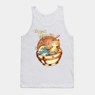 The Great Neko Ramen Tank Top